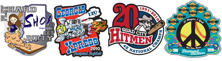 softball pins